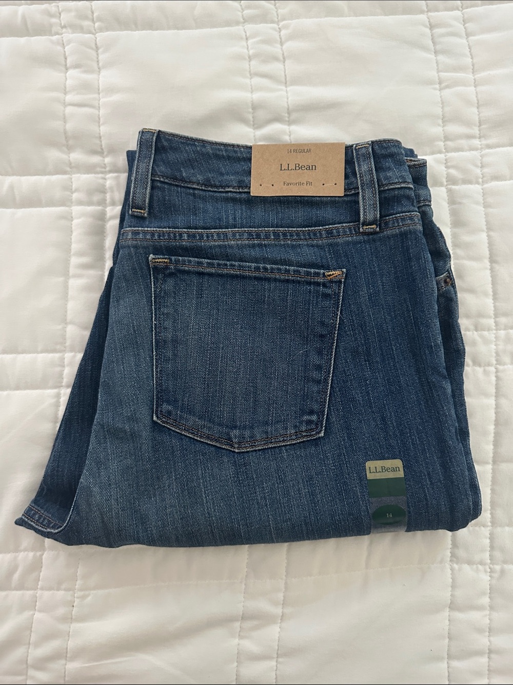 L.L. Bean Favorite Fit Jeans Size 14